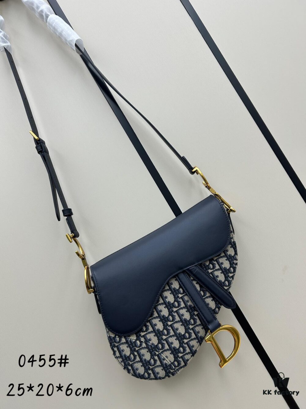 693095df6e68136f4d9aa317 Dior Saddle Monogram Large Bag with Box and Genuine Leather Strap