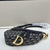 693095e96e68136f4d9aa328 Dior Saddle Monogram Large Bag with Box and Genuine Leather Strap