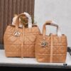693095f56e68136f4d9aa33e Medium Dior Toujours Vertical Handbag in Blush Beige Calfskin Leather