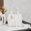 693095fe6e68136f4d9aa353 Dior Toujours Small Vertical Handbag in Black Calfskin Leather