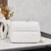 693096056e68136f4d9aa361 Dior Toujours Medium Vertical Handbag in Blush Beige Calfskin with Oversized Cannage Stitching