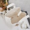 693096076e68136f4d9aa364 Dior Toujours Medium Vertical Handbag in Blush Beige Calfskin with Oversized Cannage Stitching