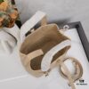 6930960c6e68136f4d9aa370 Dior Toujours Small Vertical Handbag in Black Calfskin with Cannage Stitching