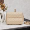 6930960e6e68136f4d9aa376 Dior Toujours Medium Vertical Handbag in Blush Beige Calfskin with Cannage Stitching