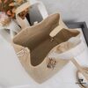 693096206e68136f4d9aa392 Dior Toujours Medium Vertical Handbag in Blush Beige Calfskin with Cannage Stitching