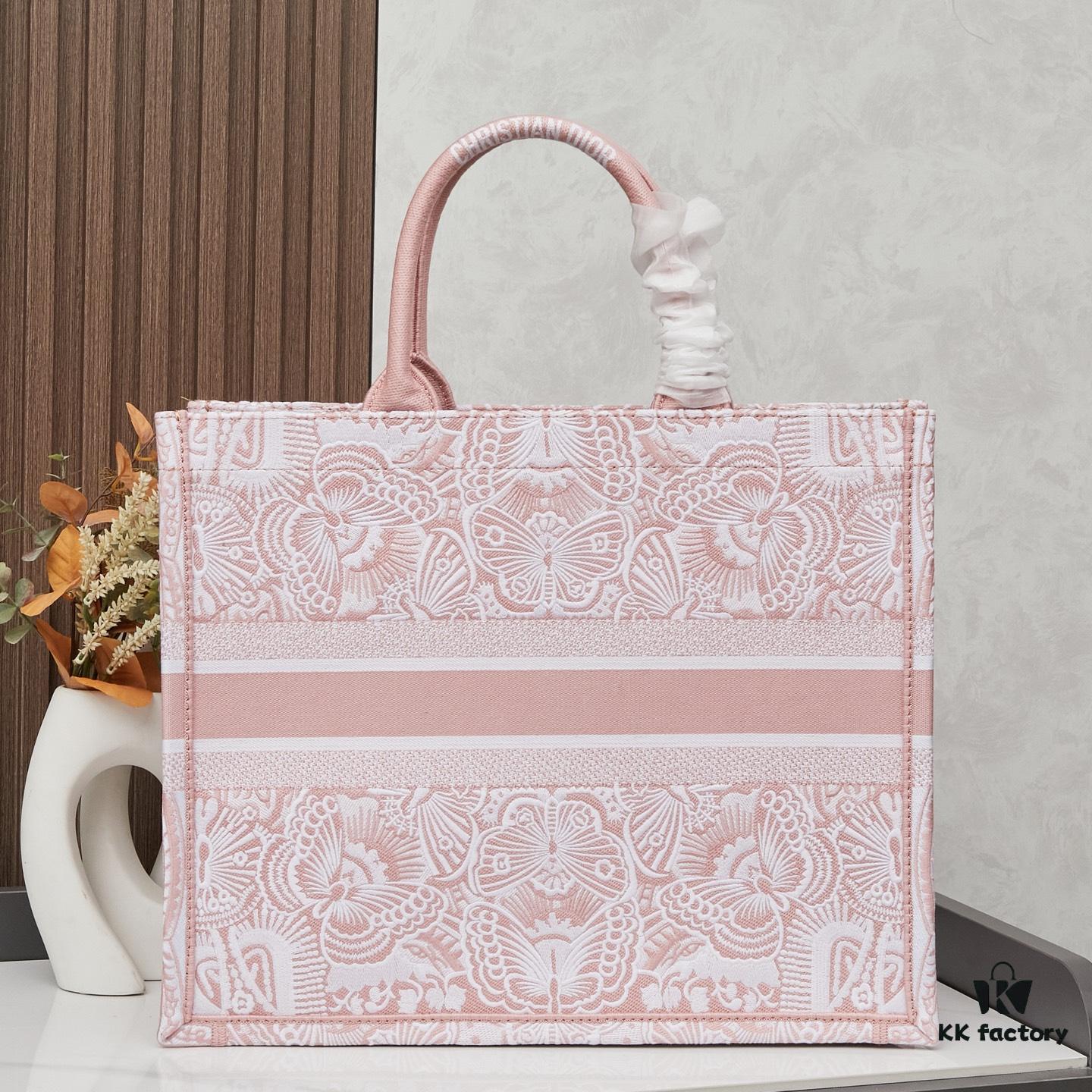 693096246e68136f4d9aa39a Original Order Embroidered Large Di0r Book Tote