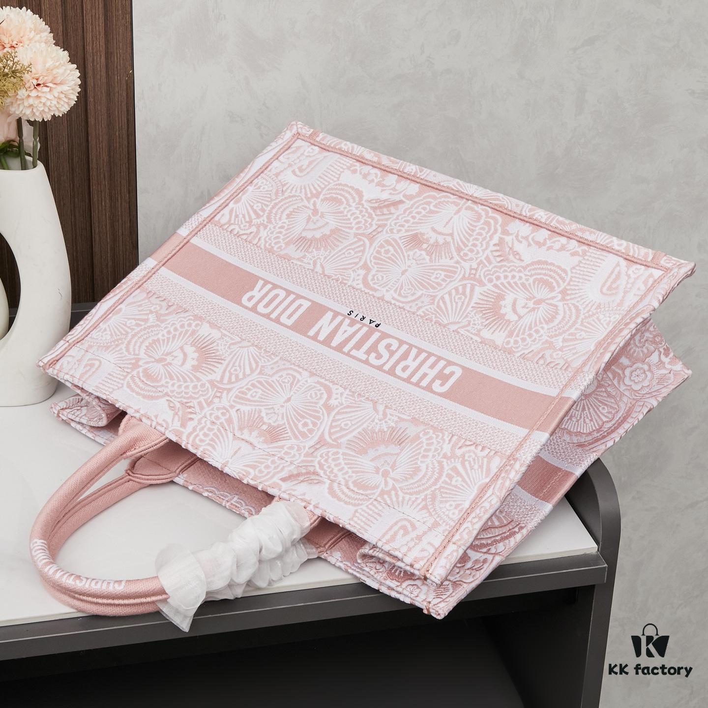 693096276e68136f4d9aa39d Original Order Embroidered Large Di0r Book Tote