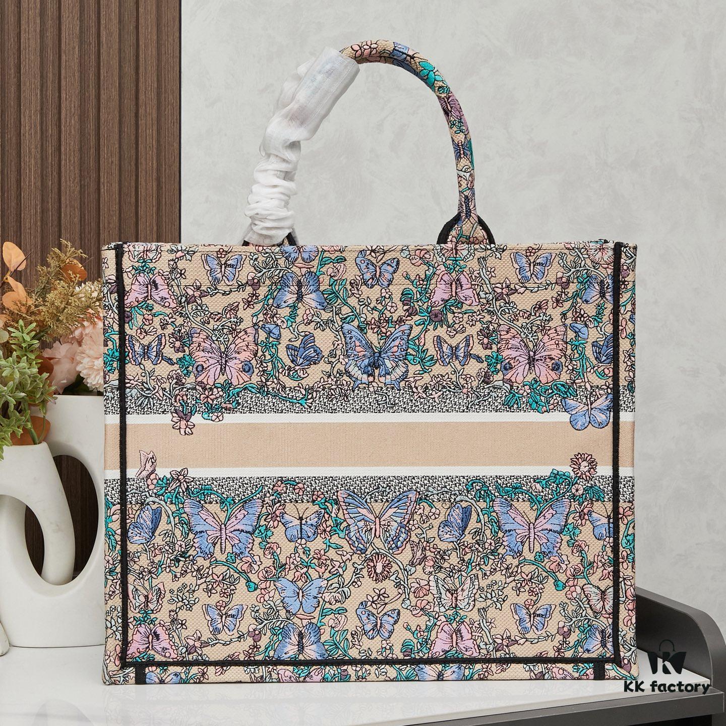6930962e6e68136f4d9aa3af Original Order Embroidered Large Di0r Book Tote