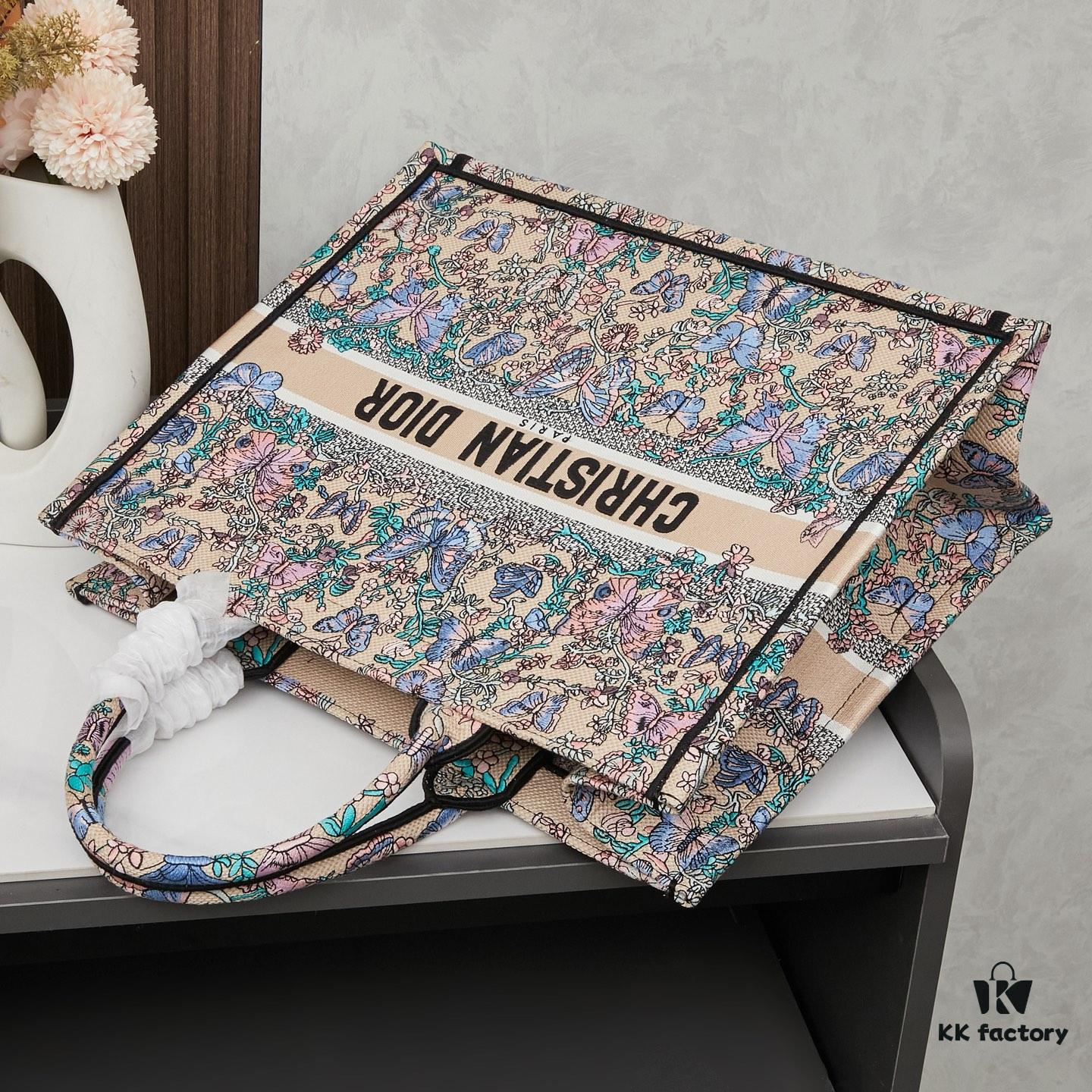 6930962f6e68136f4d9aa3b0 Original Order Embroidered Large Di0r Book Tote