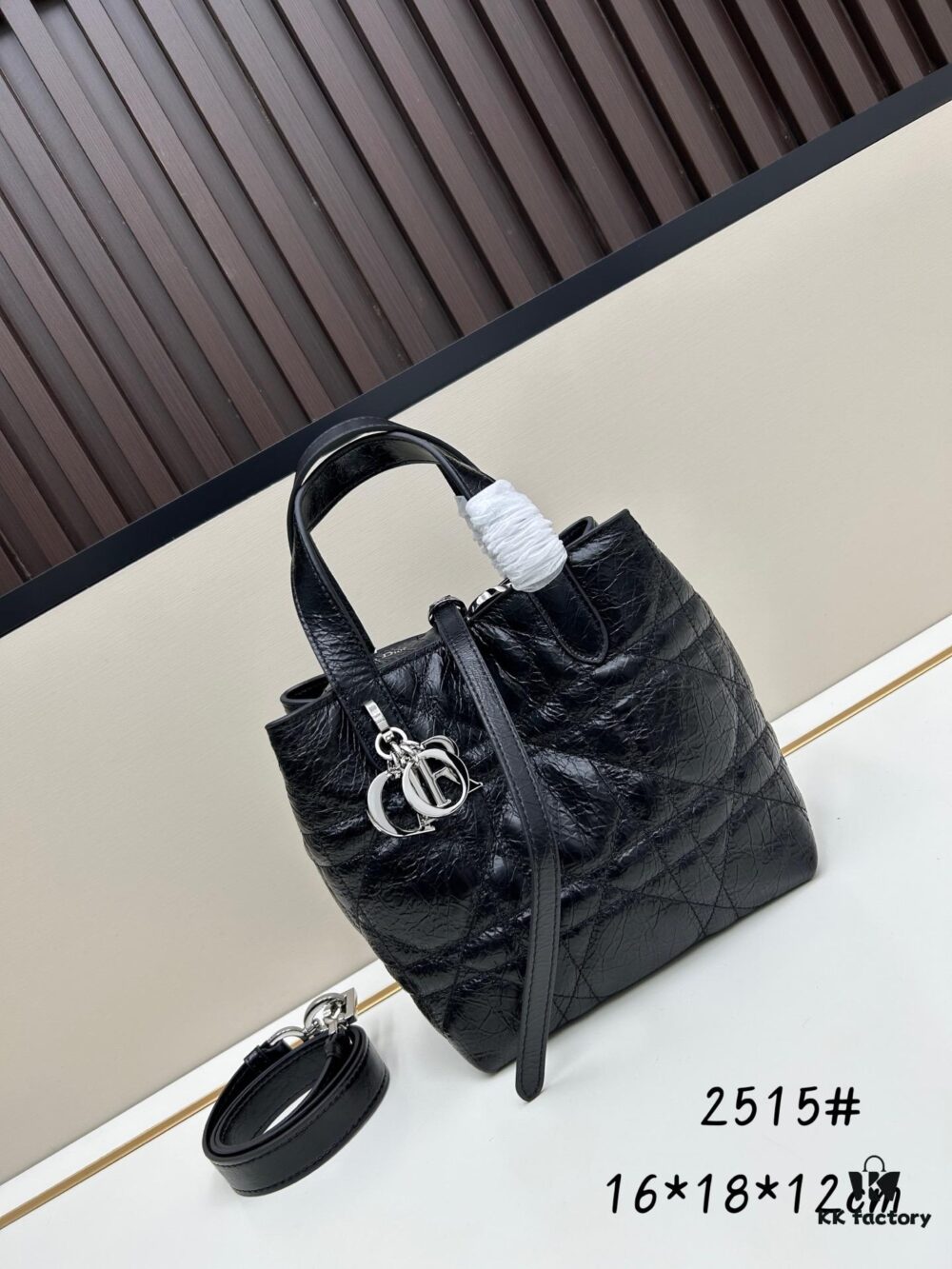 693096396e68136f4d9aa3c0 Dior Toujours Medium Vertical Handbag in Blush Beige Calfskin with Large Herringbone Stitching