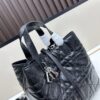 6930963a6e68136f4d9aa3c4 Dior Toujours Medium Vertical Leather Handbag in Blush Beige with Cannage Stitching
