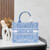 6930963f6e68136f4d9aa3cc Original Order Embroidered Medium Di0r Book Tote