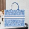 693096456e68136f4d9aa3d8 Embroidered Large Di0r Book Tote