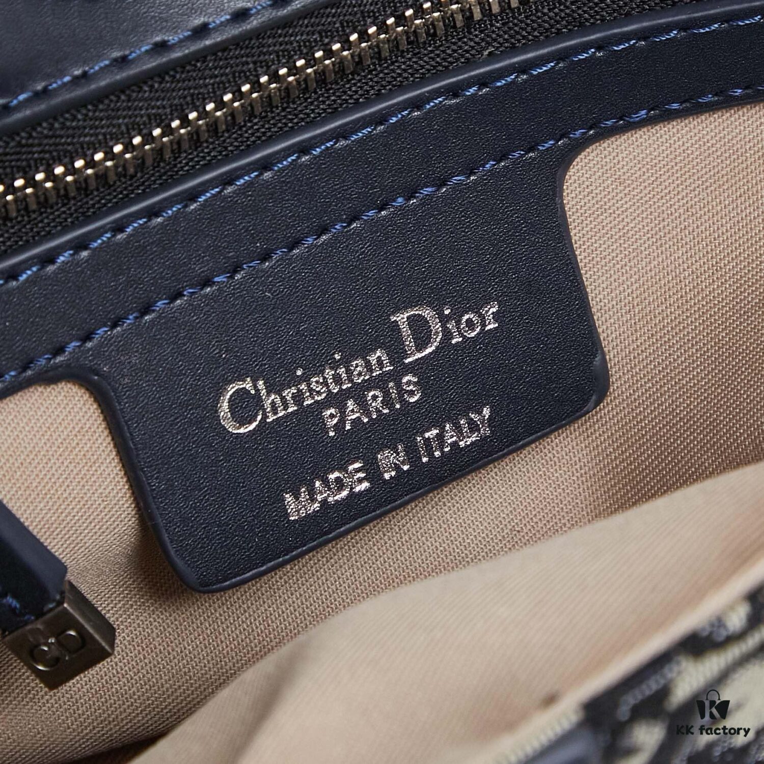 693096556e68136f4d9aa3f9 Large Blue Dior Saddle Bag with Box, New Model with Silver Buckle