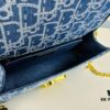 6930965a6e68136f4d9aa405 Small 30 Montaigne East-West Chain Bag in Denim Dior Oblique Jacquard