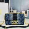 6930965c6e68136f4d9aa409 Large 30 Montaigne East-West Chain Bag in Denim Dior Oblique Jacquard