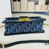 6930965e6e68136f4d9aa40d Large 30 Montaigne East-West Chain Bag in Denim Dior Oblique Jacquard