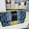 6930965e6e68136f4d9aa40e Large 30 Montaigne East-West Chain Bag in Denim Dior Oblique Jacquard