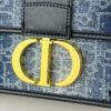 6930965f6e68136f4d9aa40f Large 30 Montaigne East-West Chain Bag in Denim Dior Oblique Jacquard