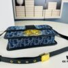 693096636e68136f4d9aa418 Large 30 Montaigne East-West Handbag in Denim Dior Oblique Jacquard
