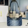 693096656e68136f4d9aa41e Diorstar Hobo Chain Bag in Blue Denim Dior Oblique Jacquard