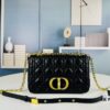 693096776e68136f4d9aa447 Medium Dior Caro Bag in Caramel Beige Calfskin with Cannage Stitching