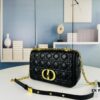 693096776e68136f4d9aa448 Medium Dior Caro Bag in Caramel Beige Calfskin with Cannage Stitching