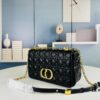 6930967b6e68136f4d9aa450 Large DIOR Caro Bag in Toffee Beige Calfskin with Cannage Stitching