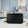 6930967c6e68136f4d9aa453 Large DIOR Caro Bag in Toffee Beige Calfskin with Cannage Stitching