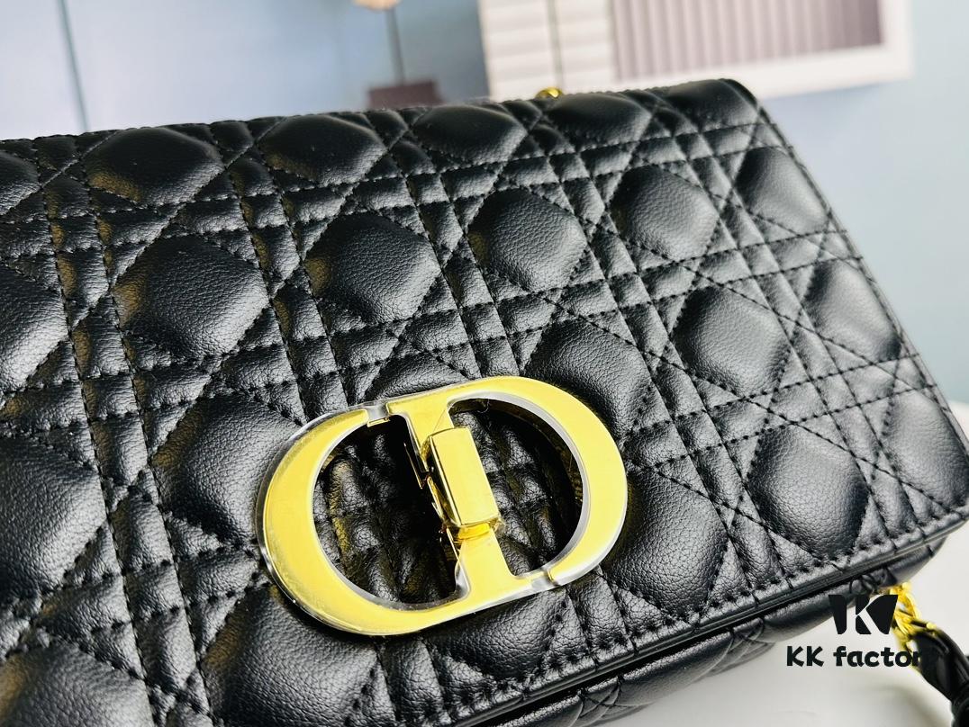 6930967c6e68136f4d9aa454 Large DIOR Caro Bag in Toffee Beige Calfskin with Cannage Stitching
