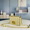 693096806e68136f4d9aa45a Dior Caro Mini Bag in Caramel Beige Calfskin with Cannage Stitching