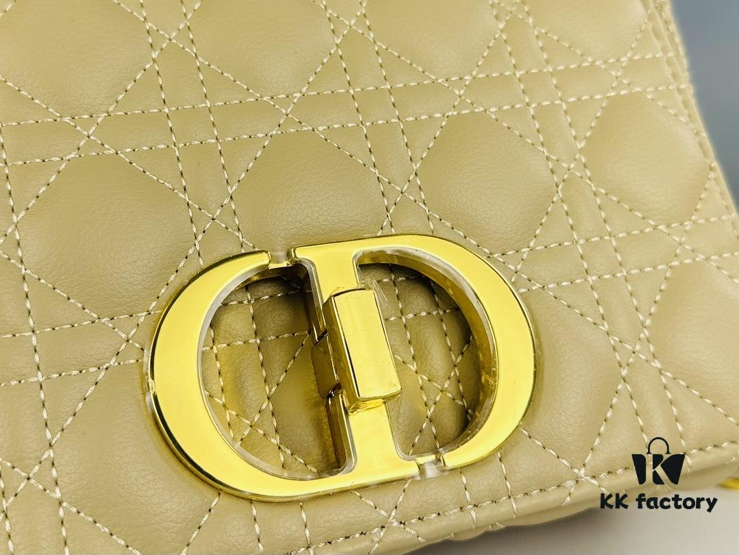 693096806e68136f4d9aa45e Dior Caro Mini Bag in Caramel Beige Calfskin with Cannage Stitching