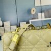693096816e68136f4d9aa460 Dior Caro Mini Bag in Caramel Beige Calfskin with Cannage Stitching