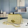 693096856e68136f4d9aa464 Dior Caro Medium Handbag in Caramel Beige Calfskin with Cannage Stitching