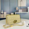 693096856e68136f4d9aa465 Dior Caro Medium Handbag in Caramel Beige Calfskin with Cannage Stitching