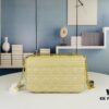 693096856e68136f4d9aa466 Dior Caro Medium Handbag in Caramel Beige Calfskin with Cannage Stitching