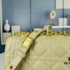 693096856e68136f4d9aa468 Dior Caro Medium Handbag in Caramel Beige Calfskin with Cannage Stitching
