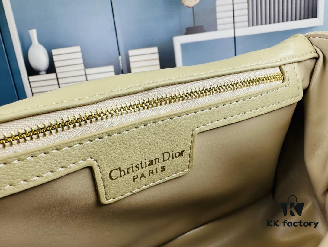 693096866e68136f4d9aa46c Dior Caro Medium Handbag in Caramel Beige Calfskin with Cannage Stitching