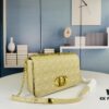 693096886e68136f4d9aa46e Large DIOR Caro Handbag in Caramel Beige Calfskin with Cannage Stitching