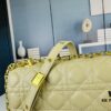 6930968a6e68136f4d9aa473 Large DIOR Caro Handbag in Caramel Beige Calfskin with Cannage Stitching