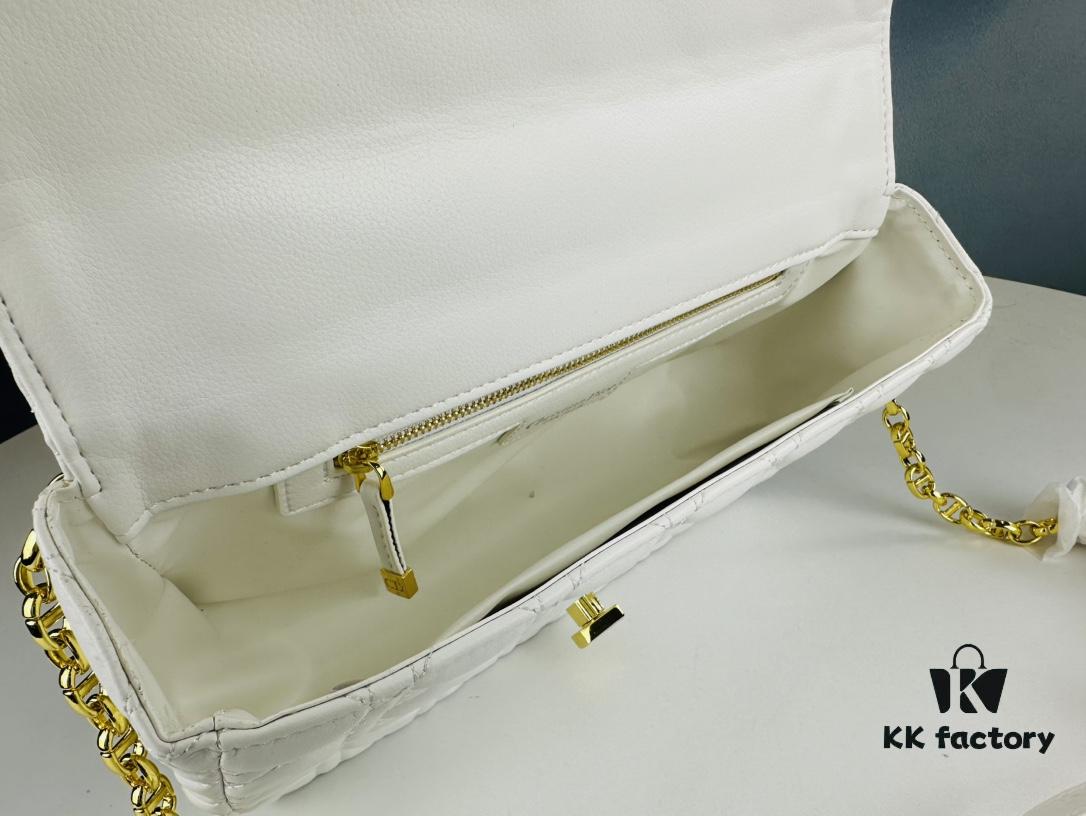 693096a16e68136f4d9aa4a8 Dior Caro Large Handbag in Caramel Beige Calfskin with Cannage Stitching