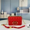 693096a26e68136f4d9aa4a9 Dior Caro Small Handbag in Caramel Beige Calfskin with Cannage Stitching