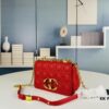 693096a36e68136f4d9aa4ab Dior Caro Small Handbag in Caramel Beige Calfskin with Cannage Stitching