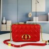 693096a76e68136f4d9aa4b4 Medium Dior Caro Bag in Caramel Beige Calfskin with Cannage Stitching