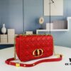 693096a76e68136f4d9aa4b7 Medium Dior Caro Bag in Caramel Beige Calfskin with Cannage Stitching