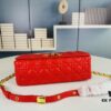 693096ac6e68136f4d9aa4c2 Dior Caro Large Leather Handbag in Caramel Beige