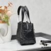 693096ff6e68136f4d9aa58b Dior Toujours Small Vertical Handbag in Black Calfskin Leather