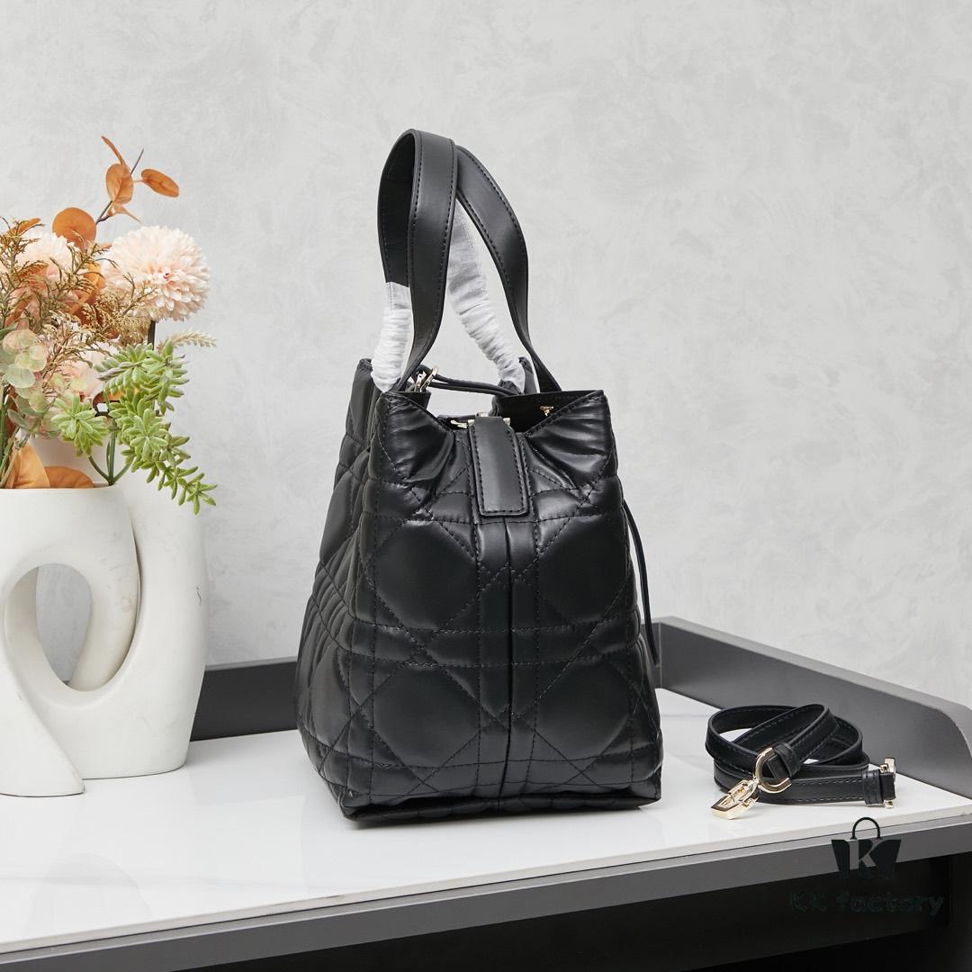 693097026e68136f4d9aa590 Dior Toujours Medium Vertical Handbag in Blush Beige Calfskin Leather