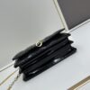693097346e68136f4d9aa605 Lacquered Leather Lady Dior Pearl Clutch with Box