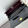 693097356e68136f4d9aa607 Lacquered Leather Lady Dior Pearl Clutch with Box